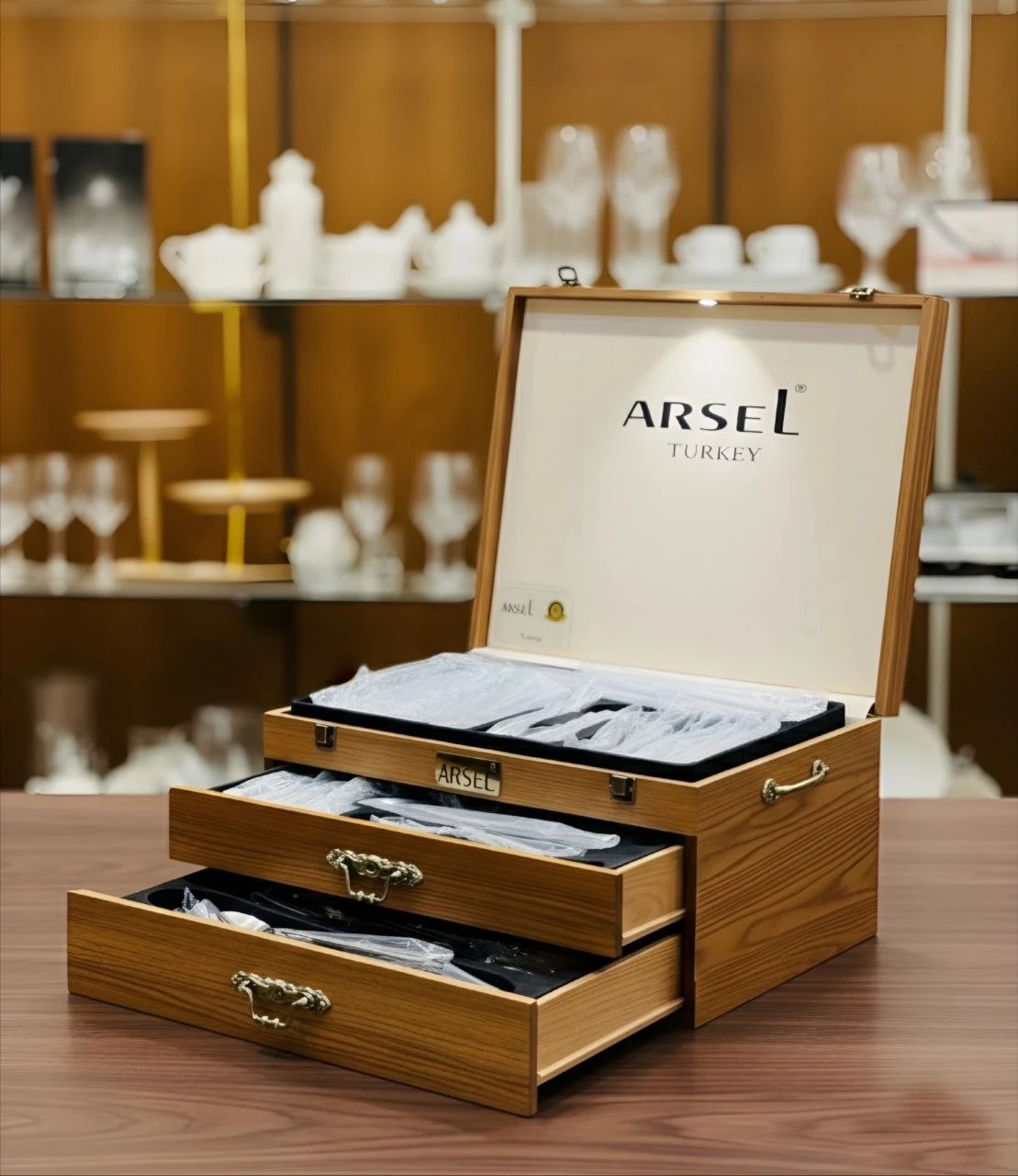 أطقم شوك ومعالق 89 قطعه  023 ARSEL-منتجات ارشيا - مصر